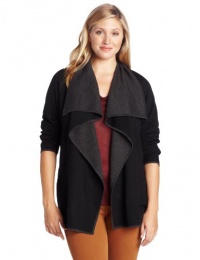 Calvin Klein Women's Plus-Size Double Faced Flyaway Sweater Calvin Klein Women's Plus-Size Double Faced Flyaway Sweater