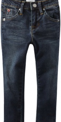Hudson Girls 2-6X Collin Skinny Flap Pocket, Charged Blue, 3T Hudson Girls 2-6X Collin Skinny Flap Pocket, Charged Blue, 3T