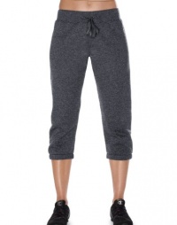 Champion Women's Eco Fleece Knee Pant, Granite Heather, Small Champion Women's Eco Fleece Knee Pant, Granite Heather, Small