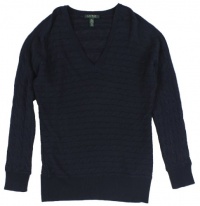 Lauren Ralph Lauren Women's Carmenita Cable Knit Dolman Sweater (Capri Navy) Lauren Ralph Lauren Women's Carmenita Cable Knit Dolman Sweater (Capri Navy)