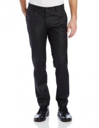 Calvin Klein Sportswear Men's Coated Twill Pant, Black, 31x32 Calvin Klein Sportswear Men's Coated Twill Pant, Black, 31x32