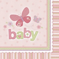 Carter's Baby Girl Lunch Napkins (16 count) Carter's Baby Girl Lunch Napkins (16 count)