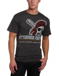 MLB Pittsburgh Pirates Submariner Basic T-Shirt, Charcoal Heather MLB Pittsburgh Pirates Submariner Basic T-Shirt, Charcoal Heather