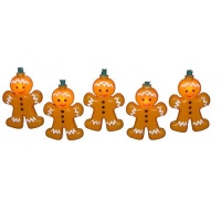 Kurt Adler 10-Light Gingerbread Light Set Kurt Adler 10-Light Gingerbread Light Set