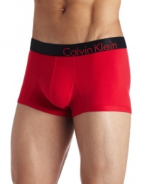 Calvin Klein Men's Bold Micro Low Rise Trunk, Red Head, Large