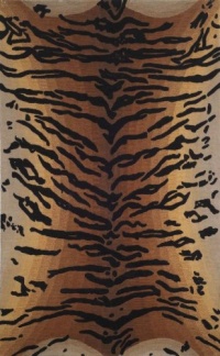 Liora Manne Seville Tiger Hand Tufted Rug, 9 by 12-Feet, Brown Liora Manne Seville Tiger Hand Tufted Rug, 9 by 12-Feet, Brown
