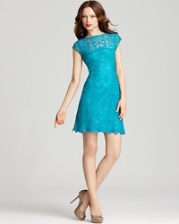 A Nanette Lepore dress captures your feminine essence with its vibrant lace and ladylike details. A truly pretty piece, the silhouette refreshes your wardrobe as well as your summer. A Nanette Lepore dress captures your feminine essence with its vibrant lace and ladylike details. A truly pretty piece, the silhouette refreshes your wardrobe as well as your summer.