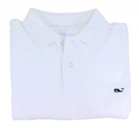 Vineyard Vines Mens White Cap Solid Classic Pique Polo Shirt Vineyard Vines Mens White Cap Solid Classic Pique Polo Shirt