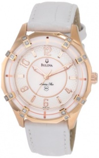 Bulova Women's 98R150 Solano Marine Star Leather strap Watch