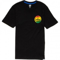 Adidas Originals Men's Electric Circle Trefoil T-Shirt-Black Adidas Originals Men's Electric Circle Trefoil T-Shirt-Black