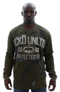Ecko Unltd. MMA Battle Tested Men's Thermal Long Sleeve Shirt Ecko Unltd. MMA Battle Tested Men's Thermal Long Sleeve Shirt