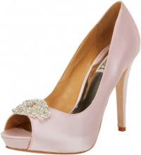 Badgley Mischka Women's Goodie Peep-Toe Pump,Pink,7 M US Badgley Mischka Women's Goodie Peep-Toe Pump,Pink,7 M US
