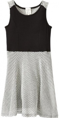 Ella Moss Girl Girls 7-16 Natalia Sleeveless Dress, Silver, 12 Ella Moss Girl Girls 7-16 Natalia Sleeveless Dress, Silver, 12
