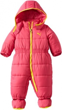 Puma - Kids Baby Infant 1 Piece Snowsuit, Pink Icon, 12 Months Puma - Kids Baby Infant 1 Piece Snowsuit, Pink Icon, 12 Months