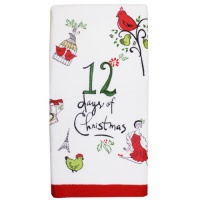 Lenox 12 Days Of Christmas Holiday Hand Towel - Holiday Sale Lenox 12 Days Of Christmas Holiday Hand Towel - Holiday Sale
