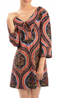 Juicy Couture Women's Embroidered Tunic Dress Phoebe Print 4 Juicy Couture Women's Embroidered Tunic Dress Phoebe Print 4