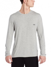 HUGO BOSS Men's Sleepwear L/S Modal Tshirt,Medium Grey,Small HUGO BOSS Men's Sleepwear L/S Modal Tshirt,Medium Grey,Small