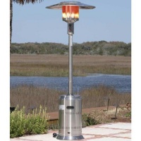 Fire Sense Commercial Patio Heater, Unpainted Stainless Steel Fire Sense Commercial Patio Heater, Unpainted Stainless Steel