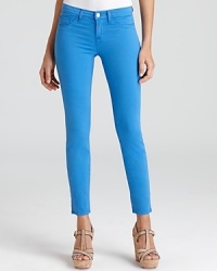 J Brand Jeans - Mid Rise Luxe Twill Skinny Jeans in Blue Bonnet J Brand Jeans - Mid Rise Luxe Twill Skinny Jeans in Blue Bonnet