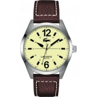 Lacoste Montreal Cream Dial Brown Leather Mens Watch 2010696 Lacoste Montreal Cream Dial Brown Leather Mens Watch 2010696
