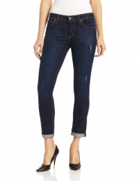 Rich & Skinny Women's Relaxed Ankle Crop Jean with Destruction Rich & Skinny Women's Relaxed Ankle Crop Jean with Destruction