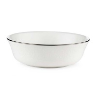 Lenox Floral Veil Bone China Platinum Banded All Purpose Bowl Lenox Floral Veil Bone China Platinum Banded All Purpose Bowl