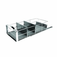 simplehuman Pull Out Cabinet Organizer, Stainless Steel, 9 Inch simplehuman Pull Out Cabinet Organizer, Stainless Steel, 9 Inch