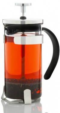 GROSCHE YORK French Press Coffee and tea maker, 350 ml 11.8fl oz capacity, 3 cup (one coffee mug) size; All Stainless Steel filter (no plastic parts in press mechanism) GROSCHE YORK French Press Coffee and tea maker, 350 ml 11.8fl oz capacity, 3 cup (one coffee mug) size; All Stainless Steel filter (no plastic parts in press mechanism)