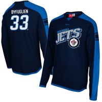 NHL Reebok Dustin Byfuglien Winnipeg Jets Faceoff Jersey Long Sleeve T-Shirt - Polar Night Blue NHL Reebok Dustin Byfuglien Winnipeg Jets Faceoff Jersey Long Sleeve T-Shirt - Polar Night Blue