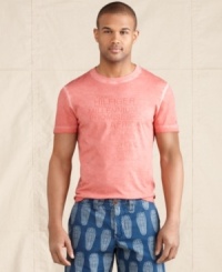 Show your pride for supporting the Millennium Promise with this t-shirt from Tommy Hilfiger. Part of the Millennium Promise Collection, which showcases clothing either made in Africa or with cotton sourced from local growers. Show your pride for supporting the Millennium Promise with this t-shirt from Tommy Hilfiger. Part of the Millennium Promise Collection, which showcases clothing either made in Africa or with cotton sourced from local growers.