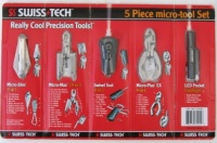 Swiss-Tech 5 Pieces Micro-Tool Set With 46 Functions In Total Swiss-Tech 5 Pieces Micro-Tool Set With 46 Functions In Total