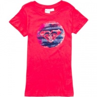 Roxy - Girls Ocean Time Ht T-Shirt, Size: Medium, Color: Teaberry Roxy - Girls Ocean Time Ht T-Shirt, Size: Medium, Color: Teaberry