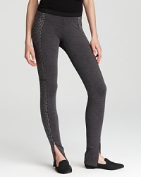 Bring chic edge to your favorite basics with these studded Rebecca Minkoff leggings--sure to be your fall go-to. Bring chic edge to your favorite basics with these studded Rebecca Minkoff leggings--sure to be your fall go-to.