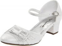 Nina Kimmie Dress Shoe (Little Kid/Big Kid),White Shimmer,4 M US Big Kid Nina Kimmie Dress Shoe (Little Kid/Big Kid),White Shimmer,4 M US Big Kid