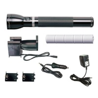 MAGLITE RE1019 Heavy-Duty Rechargeable Flashlight System, Black MAGLITE RE1019 Heavy-Duty Rechargeable Flashlight System, Black