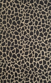 Liora Manne Seville Giraffe Hand Tufted Rug, 8 by 10-Feet, Black Liora Manne Seville Giraffe Hand Tufted Rug, 8 by 10-Feet, Black
