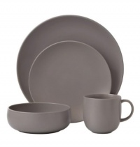 Royal Doulton Mode Fine Bone China 4-Piece Place Setting Stone Royal Doulton Mode Fine Bone China 4-Piece Place Setting Stone