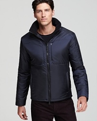 An understated, fully functional jacket addresses the increasingly cold weather and your modest need for modern style. From Victorinox. An understated, fully functional jacket addresses the increasingly cold weather and your modest need for modern style. From Victorinox.