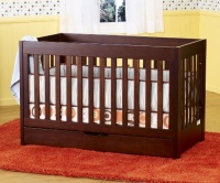 Babyletto Mercer 3 in 1 Convertible Crib with Toddler Rail, Espresso