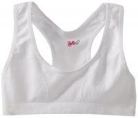 Maidenform Girl 7-16 Seamless Racerback Sports Bra, White, Medium Maidenform Girl 7-16 Seamless Racerback Sports Bra, White, Medium