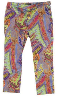 Lauren Ralph Lauren Women's Petite Slim-Leg Paisley Ankle Pants Lauren Ralph Lauren Women's Petite Slim-Leg Paisley Ankle Pants