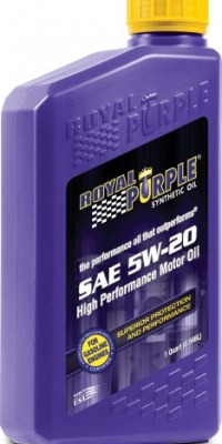 Royal Purple 12520 API-Licensed SAE 5W-20 High Performance Synthetic Motor Oil - 12 Quart Royal Purple 12520 API-Licensed SAE 5W-20 High Performance Synthetic Motor Oil - 12 Quart
