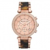 Michael Kors Women's MK5538 Parker Tortoise & Rose Gold-Tone Watch