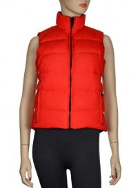 Ralph Lauren Active Large L Ladies Quilted Down Puffer Ski Vest Reversible Red and Black Ralph Lauren Active Large L Ladies Quilted Down Puffer Ski Vest Reversible Red and Black