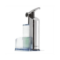 simplehuman Push Pump with Caddy for Soap or Lotion, Chrome, 20 Ounces simplehuman Push Pump with Caddy for Soap or Lotion, Chrome, 20 Ounces