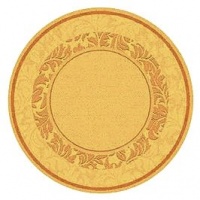 Courtyard Natural & Terra Cotta Indoor-Outdoor Rug (5 ft. 3 in. Round) Courtyard Natural & Terra Cotta Indoor-Outdoor Rug (5 ft. 3 in. Round)