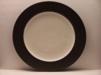 Noritake Colorware Graphite Rim Round Platter Noritake Colorware Graphite Rim Round Platter