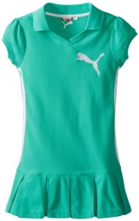 PUMA Girls 7-16 Short Sleeve Polo Racing Dress, Mint Leaf, Medium PUMA Girls 7-16 Short Sleeve Polo Racing Dress, Mint Leaf, Medium