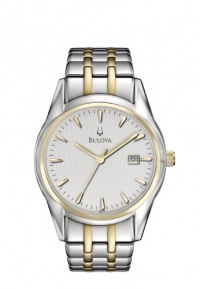 Bulova Men's 98B134 Bracelet Silver White Dial Watch Bulova Men's 98B134 Bracelet Silver White Dial Watch