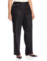 Calvin Klein Women's Plus-Size Faux Denim Zipper Madison Pant Calvin Klein Women's Plus-Size Faux Denim Zipper Madison Pant